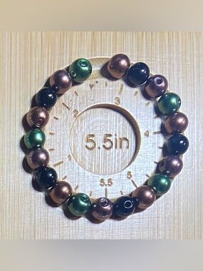🌎 Earth Day “Earth Metals” Beaded Bracelets — Made to Order 🌎